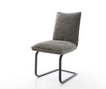 Freischwinger Lelio-Flex Bouclé Soft Schlamm Freischwinger flach Schwa...