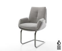 Freischwinger Clea-Flex Strukturstoff Soft Grau Freischwinger flach Gr...