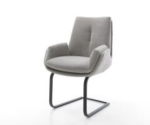 Freischwinger Clea-Flex Strukturstoff Soft Grau Freischwinger flach Sc...