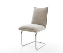 Freischwinger Lelio-Flex Webstoff Soft Beige Freischwinger flach Edels...