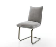 Freischwinger Lelio-Flex Strukturstoff Soft Grau Freischwinger flach E...