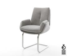 Freischwinger Clea-Flex Strukturstoff Soft Grau Freischwinger flach Ed...