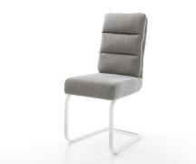 Freischwinger Pela-Flex Strukturstoff Soft Grau Freischwinger flach We...