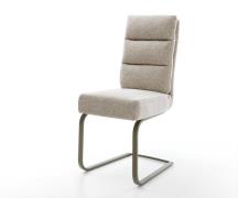 Freischwinger Pela-Flex Webstoff Soft Beige Freischwinger flach Effekt...