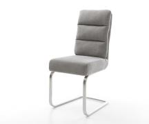 Freischwinger Pela-Flex Strukturstoff Soft Grau Freischwinger flach Ed...