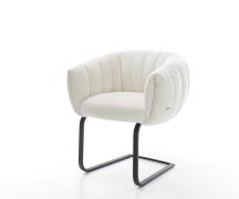 Freischwinger Jada-Flex Bouclé Soft Beige Freischwinger flach Schwarz ...