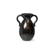 Vase Verso keramik braun / Steinzeug - H 49 cm - Ferm Living - Braun