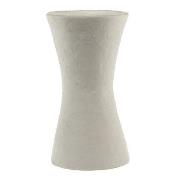 Vase Earth papierfaser weiß / Ø 26 x H 47 cm - Recyceltes Pappmaché - ...