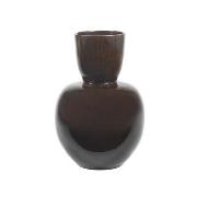 Vase Pure Medium keramik braun / Steinzeug - Ø 28 x H 45 cm - Serax - ...