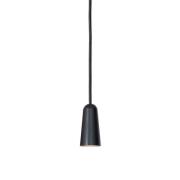 Konsthantverk - Massiv Round Conic Pendelleuchte Black