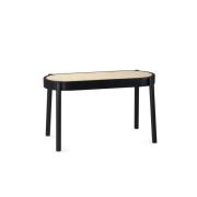 Northern - Pal Bench 80 Black Painted Oak/Light Mesh