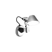 Artemide - Tolomeo Micro Faretto Wandleuchte o/Schalter E14 Alu