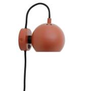 Frandsen - Ball Wandleuchte Matt Terracotta Red