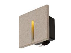 SLV - Concreto LED Außen Einbauwandlampe Vertical IP65 Light Grey