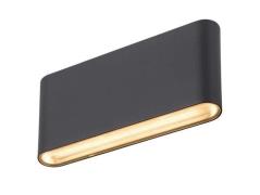 SLV - Oval 18 LED Außen Wandleuchte IP65 Black