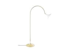 Nuura - Petalii Stehleuchte White/Polished Brass