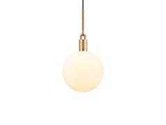 Buster+Punch - Forked Globe Pendelleuchte Dim. Large Opal/Brass Buster...