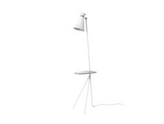 Warm Nordic - Cone Stehleuchte m/Tisch Clear White/Marble