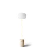 Audo Copenhagen - JWDA Stehleuchte Travertine Brushed Brass Audo Copen...