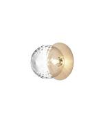 Nuura - Liila 1 Large Wand/Deckenleuchte IP44 Nordic Gold/Optic Clear