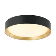 Lindby - Kambia LED Deckenleuchte Ø55 Black/Gold