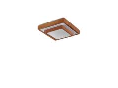 Lindby - Mendosa Square LED Deckenleuchte Wood