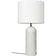 GUBI - Gravity XL Low Stehleuchte White Marble/White