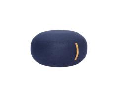 Hübsch - Mochi Pouf Ø70 Dark Blue