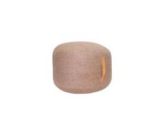 Hübsch - Mochi Pouf Ø50 Brown