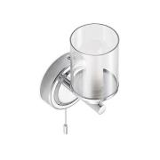 Lindby - Vinza Wandleuchte Chrome/Clear