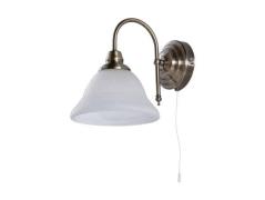 Lindby - Hanna Wandleuchte Antique Brass/Opal