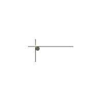 Flos - Coordinates W2 Wandleuchte Moon Grey