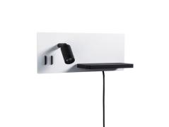 Paulmann - Serra LED Wandleuchte USB C Dim. Left Side Matt Weiß/Matt S...