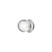 Nuura - Liila 1 Wand-/Deckenleuchte IP44 Small Light Silver/Optic Clea...