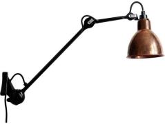 Lampe Gras - 222 XL Wandleuchte Black/Raw Copper