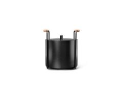 Ferm Living - Port Kindling & Ash Bucket Schwarz