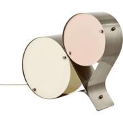 GUBI - Coppia Tischleuchte Bronze Stahl/Ivory/Blush