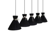 Envostar - Lola 5 Pendelleuchte Black/Beige