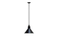 Lampe Gras - 322 L Pendelleuchte Konisch Schwarz Lampe Gras