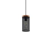 Lindby - Kiriya Pendelleuchte Black/Wood