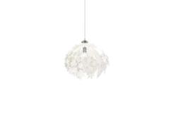 Lindby - Maple Pendelleuchte Ø38 White/Chrome