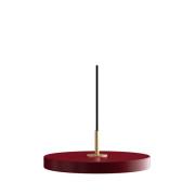 Umage - Asteria Plus Pendelleuchte Mini Ruby Rot/Messing