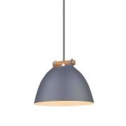 Halo Design - Århus Pendelleuchte Ø18 Grey/Wood