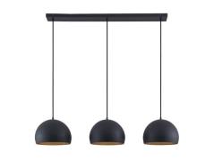 Lindby - Tarjei Pendelleuchte L120 Black/Gold