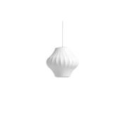 Herman Miller - Nelson Pear Crisscross Bubble Pendelleuchte S Off-Whit...