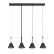 Lucande - Phina 4 Pendelleuchte Black