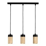 Envostar - Plain 3 Pendelleuchte Black/Wood