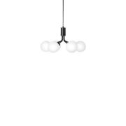 Nuura - Apiales 6 Pendelleuchte Satin Black/Opal