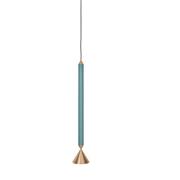 Pholc - Apollo 59 Pendelleuchte Deep Sea/Polished Brass