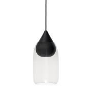 Mater - Liuku Pendelleuchte Drop Black/Transparent